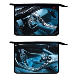 Папка для тетрадей А4 на молнии сверху пластиковая "Sportline auto" (090143) 03043 Хатбер