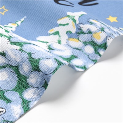 Набор новогодних кухонных полотенец Доляна «С Рождеством» 35×60 см-2 штуки, 100% хлопок