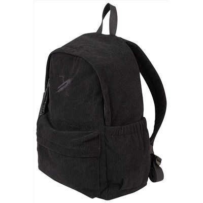 Рюкзак LOREX ERGONOMIC M7 BLACK VELVET 20 л черный 45х15х30 см 1 отделение, молния, универсальный