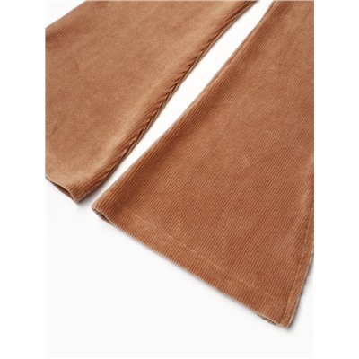 Брюки детские вельветовые KAFTAN, размер 38 (146-152 см), коричневые