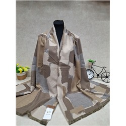 Мягкий двухсторонний палантин из кашемира мультицвет