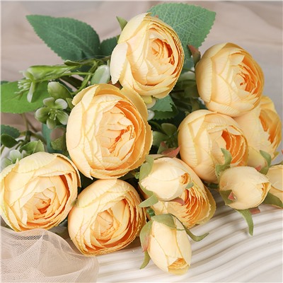 Цветок искусственный Букет роз 44 см / BR-92 /уп 240/