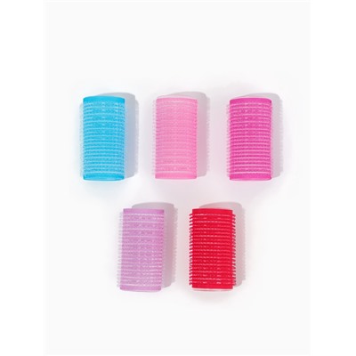 Бигуди «Липучка», d=3 см, 6 см, 4 шт., МИКС