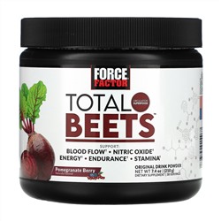 Force Factor, Total Beets, Original Drink Powder, Pomegranate Berry,  7.4 oz (210 g)