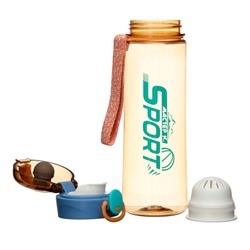Бутылка для воды SPORT, 500 мл, с поильником