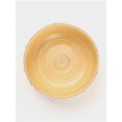 Миска, 19.5×19.5×8 см, бамбук