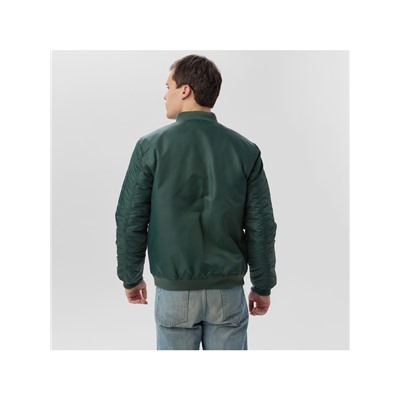 Бомбер мужской на молнии MIST, размер 46, хаки