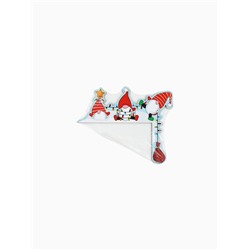 Новогодний декор на раму двери «Гномы», 25.5×20.4 см