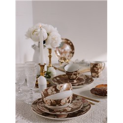 Салатник WY Pink O'hara, фарфор, 600 мл, d=14 см, бежевый