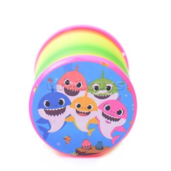 Пружинка-радуга "Веселые акулы" в сетке