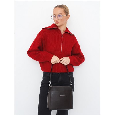 Сумка 2378Y chocolate Polina&Eiterou