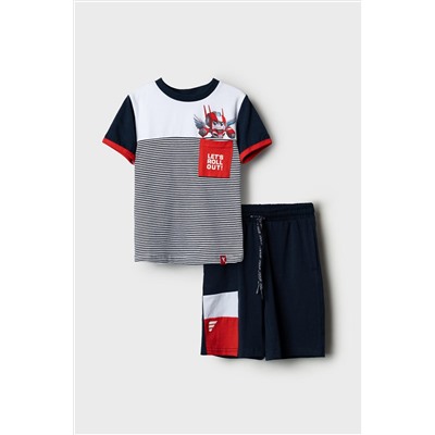 Комплект трикотажный для мальчиков: фуфайка (футболка), шорты PLAYTODAY, 1239653