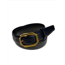 Ремень женский из искусственной кожи , цвет  черный