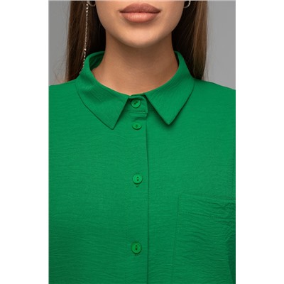 Женский летний костюм оверсайз из ткани-жатка Happyfox