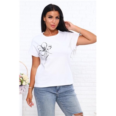 Футболка с рисунком Арт. 790 (Белый)