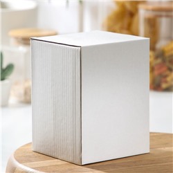 Банка стеклянная для сыпучих продуктов с бамбуковой крышкой BellaTenero «Эко», 750 мл, 11×12.5 см