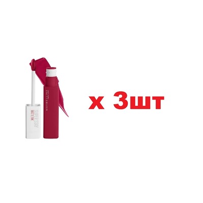 Maybelline New York Губная помада суперстойкая Super Stay Matte Ink тон 145 3шт