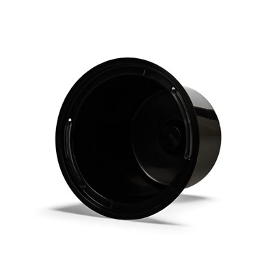 Кашпо для цветов со вставкой «Оазис», 25 л (5 л), пластик, белое