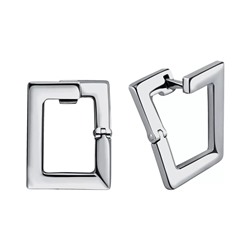 Серьги из серебра без вставки, Л-12868