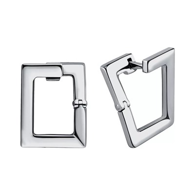Серьги из серебра без вставки, Л-12868