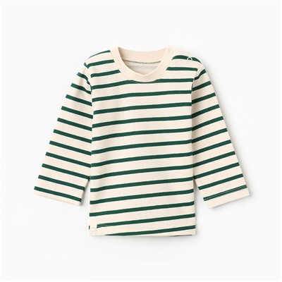 Лонгслив Крошка Я Oranges, рост 62-68 см, молочный