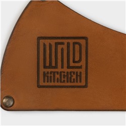 Кожаный чехол для ножа Wild Kitchen, 19×7.3×0.5 см, коричневый