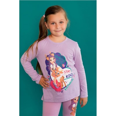 Футболка 22484 Enchantimals дл. рукав (Лиловый)