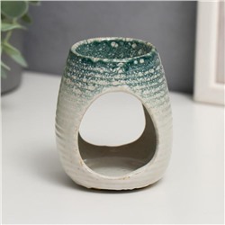 Аромалампа для эфирных масел «Полоски», керамика, 8.2×6.3×6.3 см, МИКС