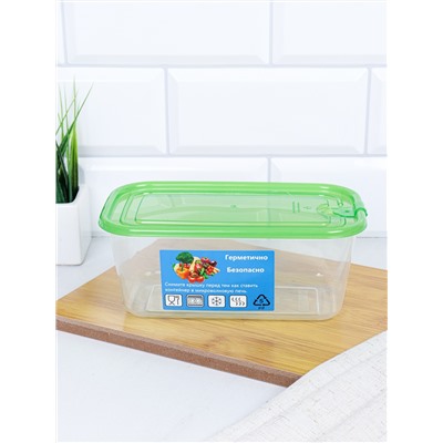 Контейнер прямоугольный 960 мл / CP3045B /уп 72/уп 360/ ДОП СКИДКА НА КОРОБ 3%