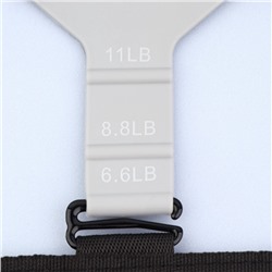 Массажёр для разработки рук и пальцев, с манжетом, 8×14×2.8 см, серый