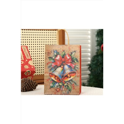 Набор крафт-пакетов новогодний 2 шт НАТАЛИ, 1218136