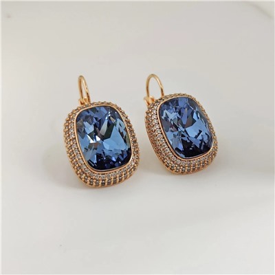 Серьги с кристаллами Swarovski