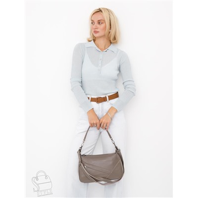 Сумка женская кожаная 33516NN gray Natale Navetta  в Новосибирске