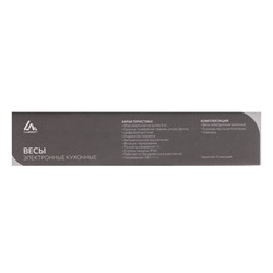 Весы кухонные Luazon LVK-501, электронные, до 5 кг, белые
