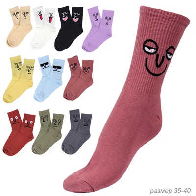 Носки женские р. 35-40 / ZIXIN-6 /уп 20/ ОДНА ПАРА
