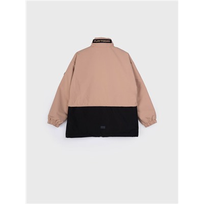 Куртка текстильная с полиуретановым покрытием для девочек (ветровка)