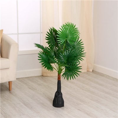 Дерево искусственное «Ливистона», h=75 см