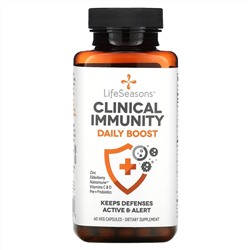 LifeSeasons, Clinical Immunity Daily Boost, 60 Veg Capsules