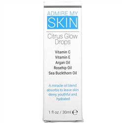 Admire My Skin, Citrus Glow Drops, 1 fl oz (30 ml)