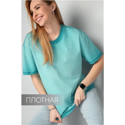 Женская футболка оверсайз с эффектом градиент Happyfox