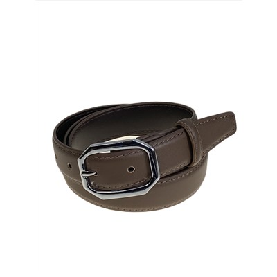 Ремень женский из искусственной кожи , цвет  серо-коричневый