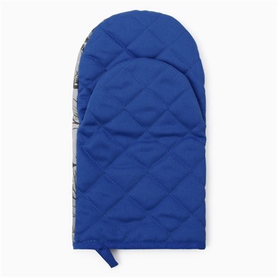 Варежка-прихватка «Этель» Forest bear 15×28 см, саржа, 100% хлопок, ватин 250 г/м²