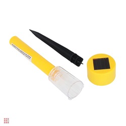 INBLOOM Фонарь садовый на солн. батарее, 4,5x4,5x31см, 1x1.2V 40mAh NI-MH, 1LED*белый