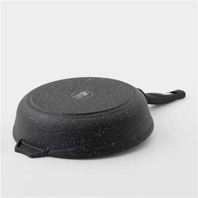 Сковорода Мечта «Гранит Black» Induction Pro, d=26 см, пластиковая ручка, антипригарное покрытие, индукция, чёрная
