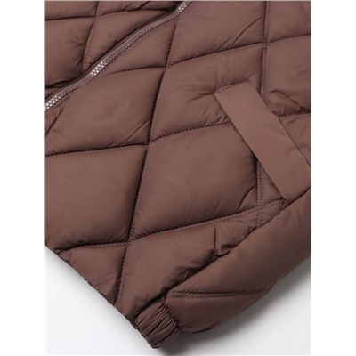 Жилет женский демисезонный на молнии Collorista, кофейный, размер 42