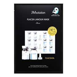 JMsolution Плацентарная тканевая маска с ланолином / Placen Lanolin Mask Pure, 35 мл