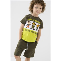 Комплект трикотажный для мальчиков: фуфайка (футболка), шорты PLAYTODAY, 1239804