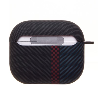 Чехол Luxo Creative для "Apple AirPods (3-го поколения)" (120) (black/blue) (231015)