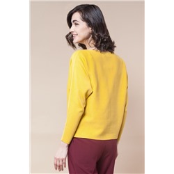 Джемпер укороченный  с цельнокроеным рукавом