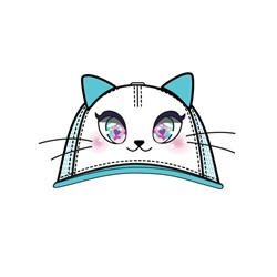 Кепка текстильная для девочек